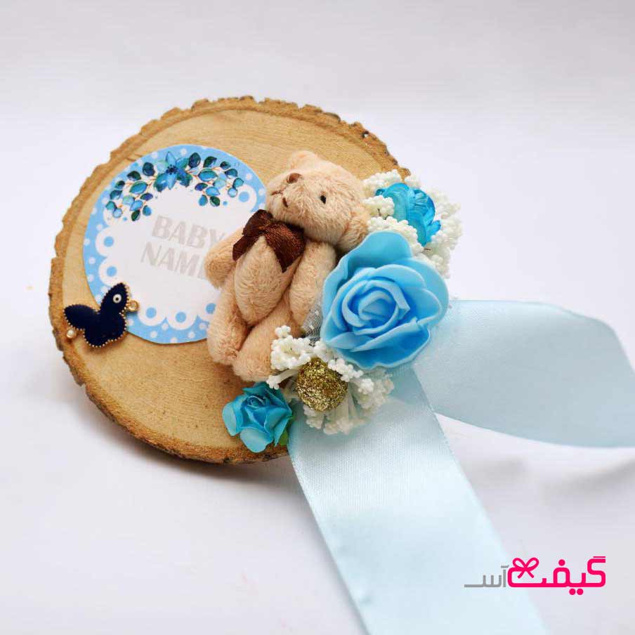 گیفت نوزادی تنه چوبی